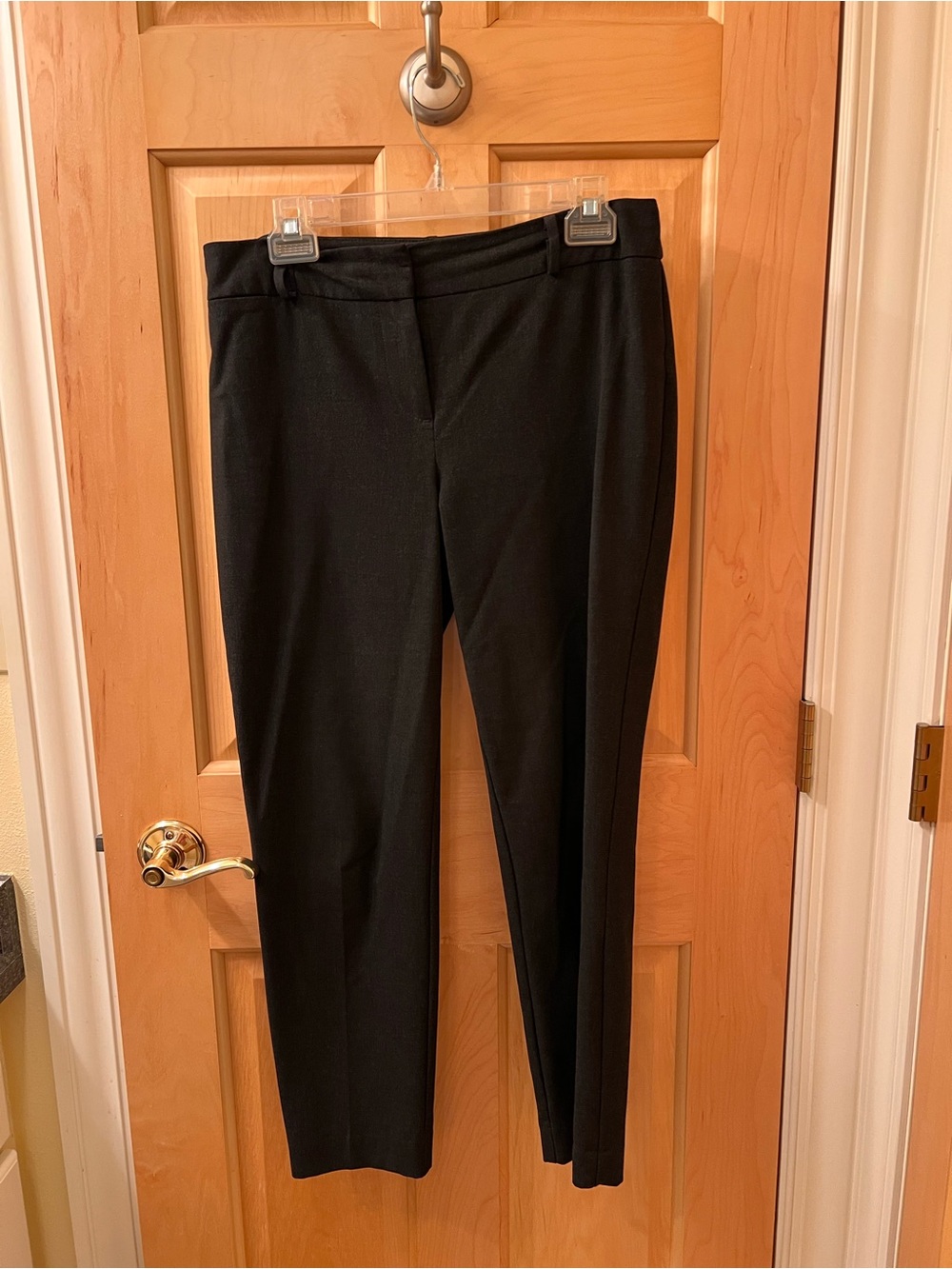 Liz Claiborne Emma Gray Brushed Women's Tailored Ankle  Pants